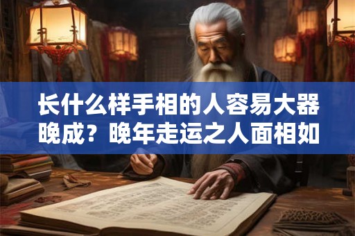 长什么样手相的人容易大器晚成?晚年走运之人面相如何? 长什么样手相的人容易大器晚成?晚年走运之人面相如何?