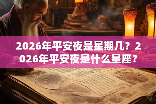 2026年平安夜是星期几?2026年平安夜是什么星座? 2026年平安夜是星期几?2026年平安夜是什么星座?