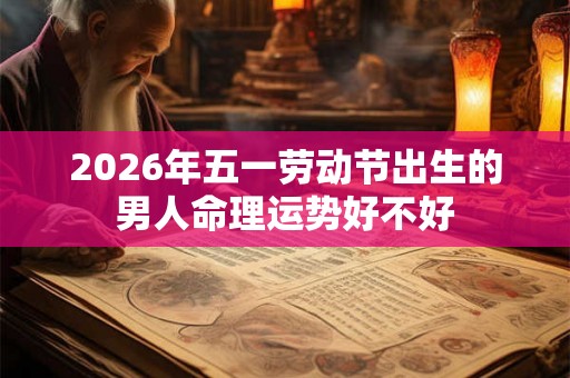 2026年五一劳动节出生的男人命理运势好不好