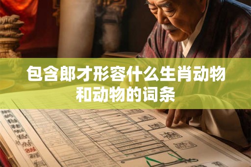 包含郎才形容什么生肖动物和动物的词条 包含郎才形容什么生肖动物和动物的词条