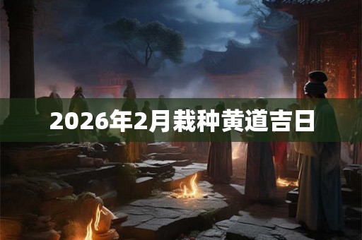 2026年2月栽种黄道吉日