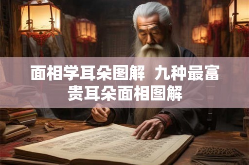 面相学耳朵图解  九种最富贵耳朵面相图解