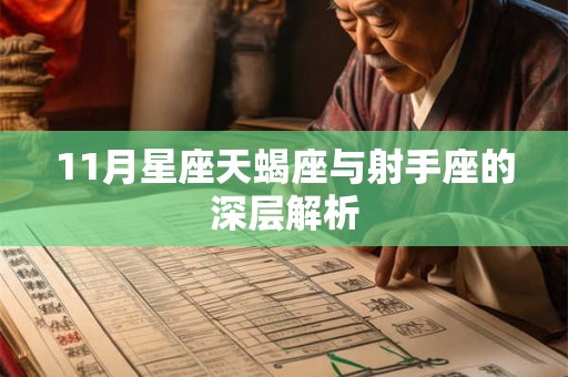 11月星座天蝎座与射手座的深层解析