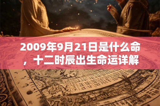 2009年9月21日是什么命，十二时辰出生命运详解
