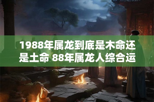 1988年属龙到底是木命还是土命 88年属龙人综合运势如何