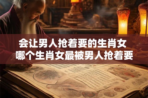 会让男人抢着要的生肖女 哪个生肖女最被男人抢着要