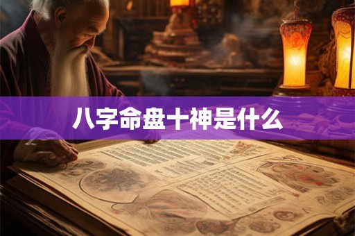 八字命盘十神是什么