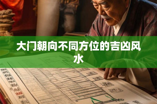 大门朝向不同方位的吉凶风水