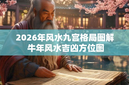 2026年风水九宫格局图解 牛年风水吉凶方位图 2026年风水九宫格局图解 牛年风水吉凶方位图