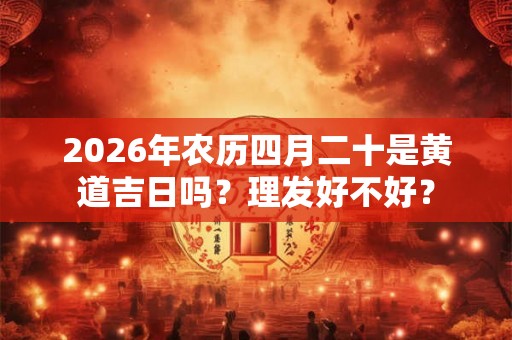 2026年农历四月二十是黄道吉日吗?理发好不好? 2026年农历四月二十是黄道吉日吗?理发好不好?