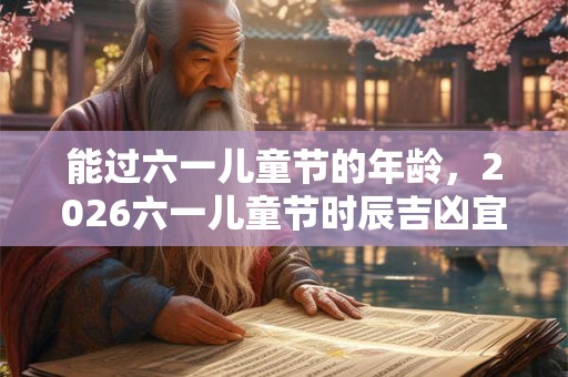 能过六一儿童节的年龄，2026六一儿童节时辰吉凶宜忌
