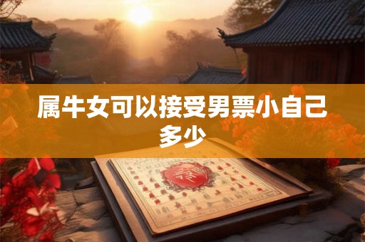 属牛女可以接受男票小自己多少