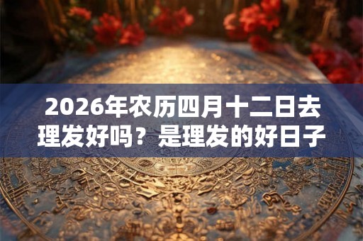 2026年农历四月十二日去理发好吗？是理发的好日子吗？