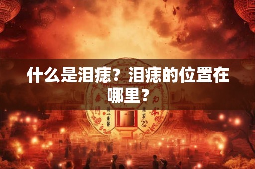 什么是泪痣?泪痣的位置在哪里? 什么是泪痣?泪痣的位置在哪里?