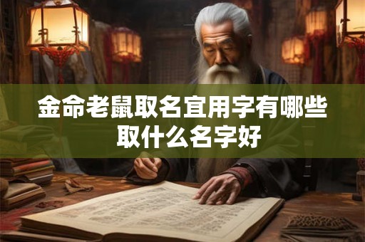 金命老鼠取名宜用字有哪些  取什么名字好