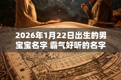 2026年1月22日出生的男宝宝名字 霸气好听的名字 2026年1月22日出生的男宝宝名字 霸气好听的名字