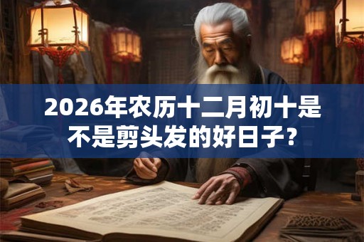2026年农历十二月初十是不是剪头发的好日子？