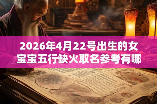 2026年4月22号出生的女宝宝五行缺火取名参考有哪些