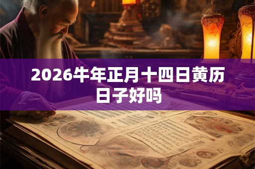 2026牛年正月十四日黄历日子好吗