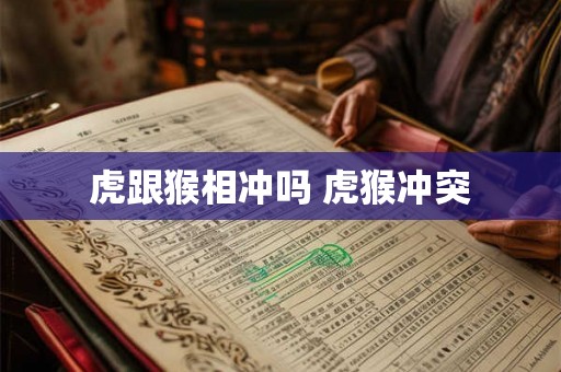 虎跟猴相冲吗 虎猴冲突