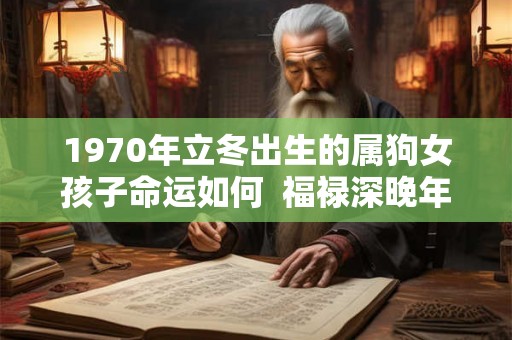 1970年立冬出生的属狗女孩子命运如何  福禄深晚年运强