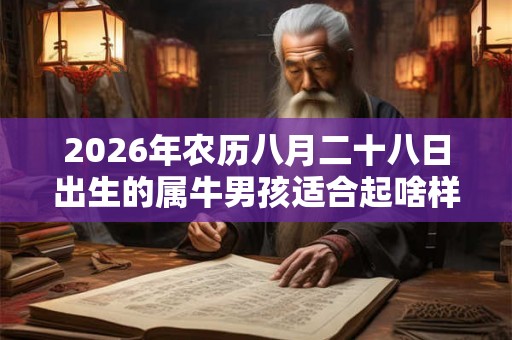 2026年农历八月二十八日出生的属牛男孩适合起啥样的名字