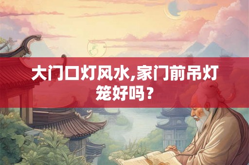 大门口灯风水,家门前吊灯笼好吗？