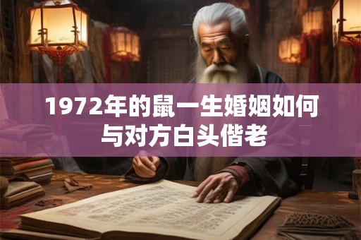 1972年的鼠一生婚姻如何 与对方白头偕老 1972年的鼠一生婚姻如何 与对方白头偕老