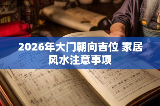 2026年大门朝向吉位 家居风水注意事项 2026年大门朝向吉位 家居风水注意事项