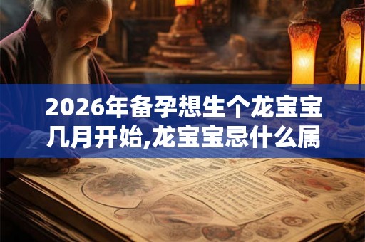 2026年备孕想生个龙宝宝几月开始,龙宝宝忌什么属相父母