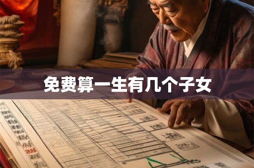 免费算一生有几个子女