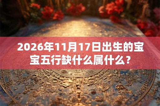2026年11月17日出生的宝宝五行缺什么属什么？