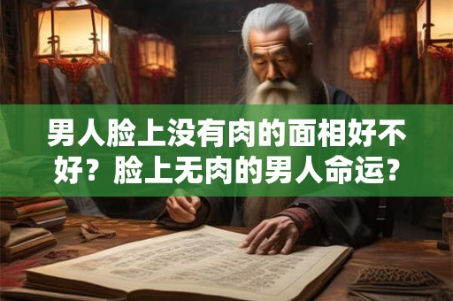 男人脸上没有肉的面相好不好？脸上无肉的男人命运？