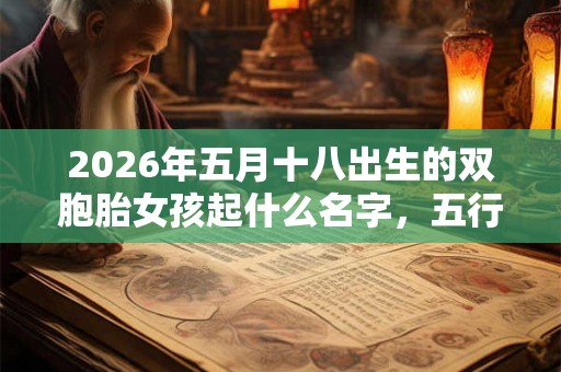 2026年五月十八出生的双胞胎女孩起什么名字,五行属什么 2026年五月十八出生的双胞胎女孩起什么名字,五行属什么