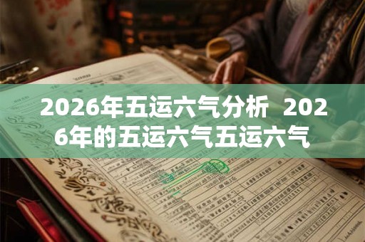 2026年五运六气分析  2026年的五运六气五运六气