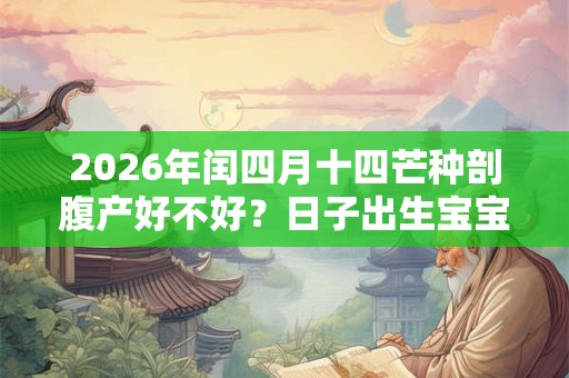 2026年闰四月十四芒种剖腹产好不好?日子出生宝宝命运? 2026年闰四月十四芒种剖腹产好不好?日子出生宝宝命运?
