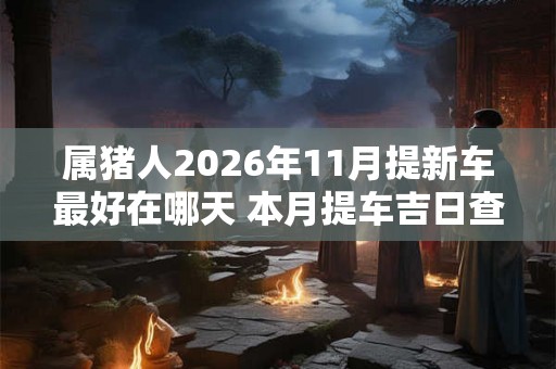 属猪人2026年11月提新车最好在哪天 本月提车吉日查询