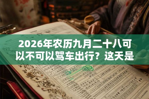 2026年农历九月二十八可以不可以驾车出行？这天是什么节气？