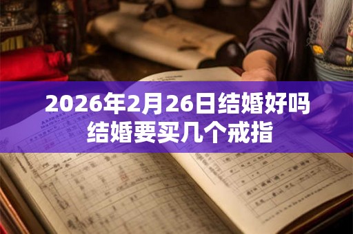 2026年2月26日结婚好吗 结婚要买几个戒指