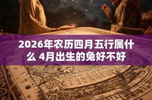 2026年农历四月五行属什么 4月出生的兔好不好