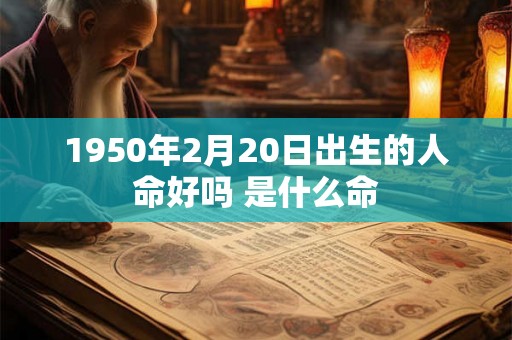 1950年2月20日出生的人命好吗 是什么命