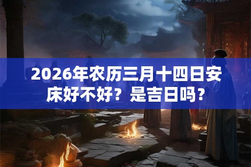 2026年农历三月十四日安床好不好？是吉日吗？