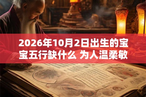 2026年10月2日出生的宝宝五行缺什么 为人温柔敏感 2026年10月2日出生的宝宝五行缺什么 为人温柔敏感