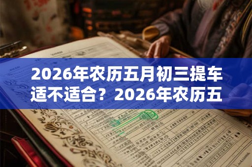 2026年农历五月初三提车适不适合？2026年农历五月提车吉日