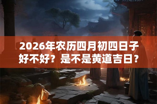 2026年农历四月初四日子好不好？是不是黄道吉日？