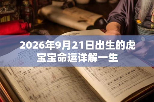 2026年9月21日出生的虎宝宝命运详解一生