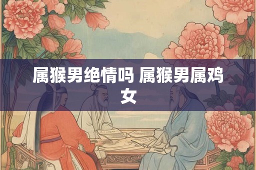 属猴男绝情吗 属猴男属鸡女
