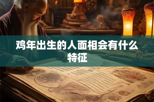 鸡年出生的人面相会有什么特征